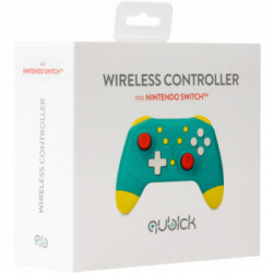 Qubick ACSW0101 periferica di gioco Verde, Giallo Gamepad Analogico Nintendo Switch