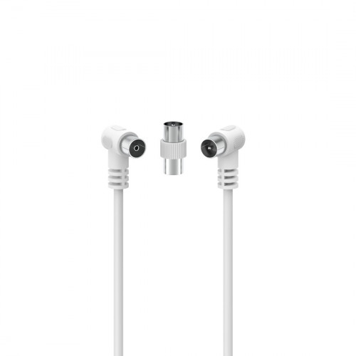 Hama Cavo antenna 90° M/F con adattatore M/M, 3...