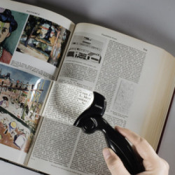 Hama 5448 LED-Leselupe "Fold LED", lente d'ingrandimento 6x Trasparente