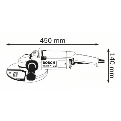 Bosch 0 601 850 M03 smerigliatrice angolare 23...
