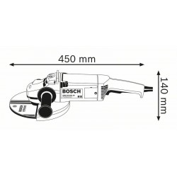 Bosch 0 601 850 M03 smerigliatrice angolare 23 cm 6500 Giri/min 5,1 kg