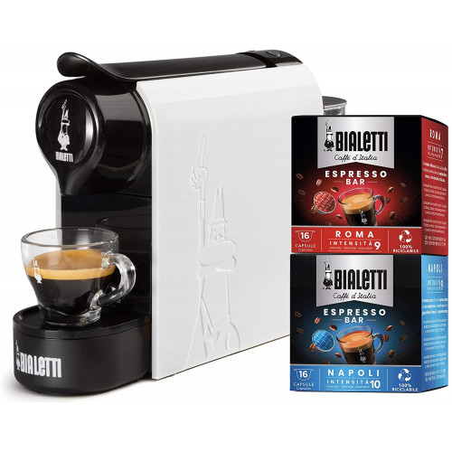Bialetti Gioia + 32 caps Automatica Macchina...