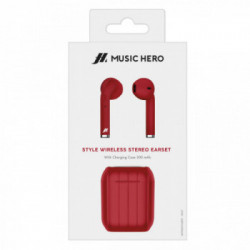 SBS Style Auricolare Wireless In-ear Musica e Chiamate Micro-USB Bluetooth Rosso