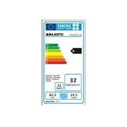 New Majestic TVD-225 S2 LED MP01 62,5 cm (24.6") Full HD Nero