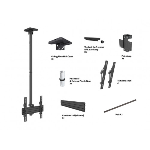 Multibrackets 8885 Supporto per display...