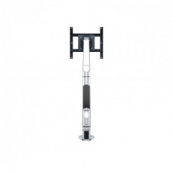 Multibrackets 7130 supporto da tavolo per Tv a schermo piatto 124,5 cm (49") Morsa Argento