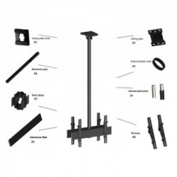 Multibrackets 3453 Supporto per display espositivi 165,1 cm (65") Nero