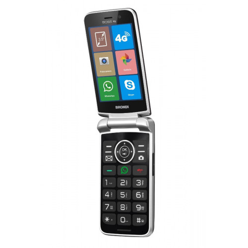 Brondi Boss 4G 8,89 cm (3.5") Nero Telefono...
