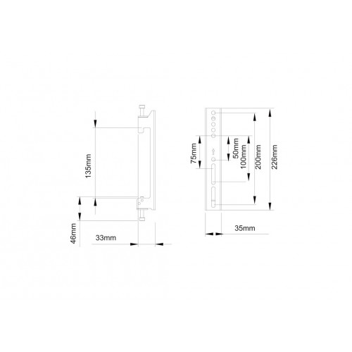Multibrackets 3903 Accessorio per il montaggio...