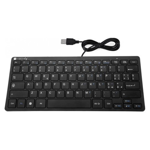 Tastiera computer Techly Silenziosa Ultra...