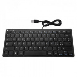 Tastiera computer Techly Silenziosa Ultra Sottile IDATA KB-122UBK