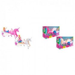 Set bambola Globo 40752 Wtoy Principessa con carrozza unicorno