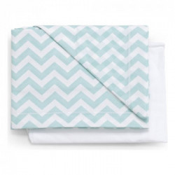Italbaby - Set Letto 3pz.Zig Zag Menta 020.1006.003