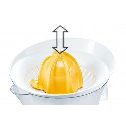 Bosch MCP3000N spremiagrumi Spremiagrumi manuale Bianco, Giallo 25 W