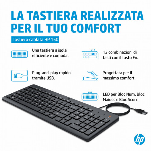 HP Tastiera cablata 150