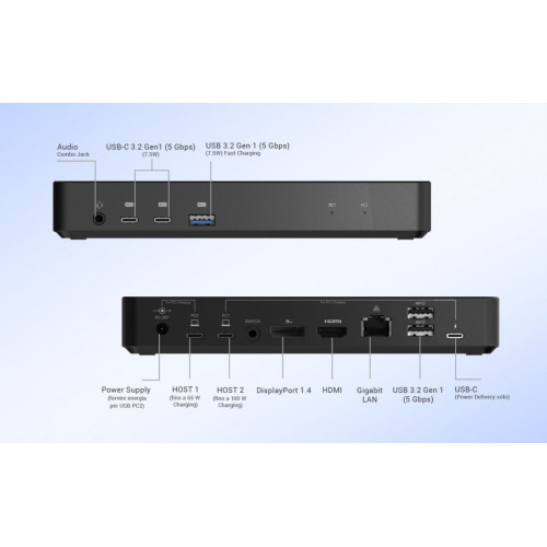 i-tec USB-C/Thunderbolt KVM Docking station...