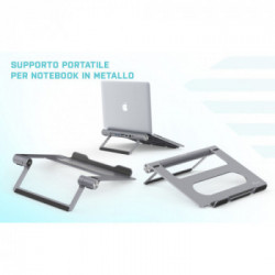 i-tec Metal Cooling Pad for notebooks (up-to 15.6”) with USB-C Docking Station (Power Delivery 100 W)