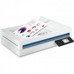 HP Scanjet Enterprise Flow N6600 fnw1 Scanner piano e ADF 1200 x 1200 DPI A4 Bianco