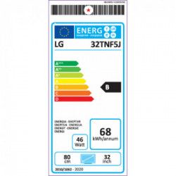 LG 32TNF5J-B visualizzatore di messaggi Pannello piatto per segnaletica digitale 81,3 cm (32") IPS 500 cd/m² Full HD Nero