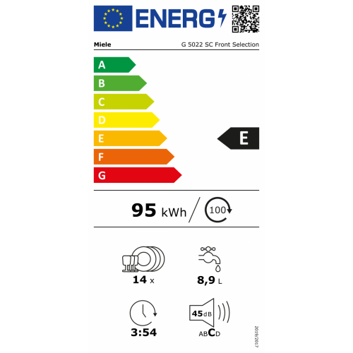 Miele G 5022 SC CLST - Lavastoviglie da Libera...