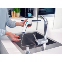 Leifheit Nemo Lavavetri Aspirante, Senza Striature, Senza Sgocciolare Acqua Sporca, 45 Minuti fino a 130 m²