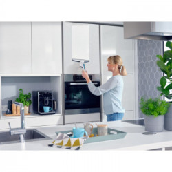 Leifheit Nemo Lavavetri Aspirante, Senza Striature, Senza Sgocciolare Acqua Sporca, 45 Minuti fino a 130 m²