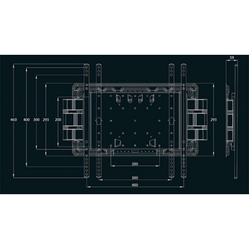 Multibrackets 9697 Supporto per display...
