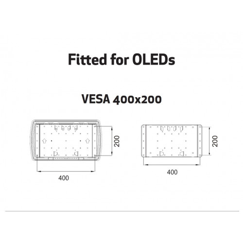 Multibrackets 9697 Supporto per display...