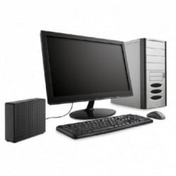 Seagate Expansion Desktop disco rigido esterno 18000 GB Nero