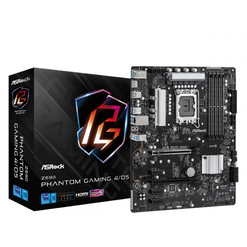 Asrock Z690 Phantom Gaming 4/D5 Intel Z690 LGA...