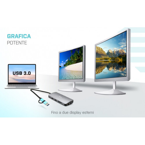 i-tec USB 3.0 USB-C/Thunderbolt 3x Display...