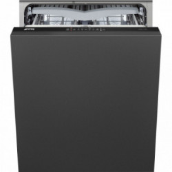 Smeg ST311CS - Lavastoviglie da Incasso a Scomparsa Totale, 13 Coperti, Classe C