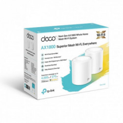 TP-Link Deco X20 (2-pack) router wireless Gigabit Ethernet Dual-band (2.4 GHz/5 GHz) 4G Bianco