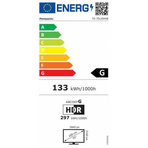 Panasonic TX-75LX940E TV 190,5 cm (75") 4K...