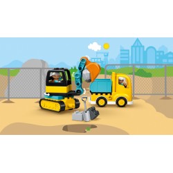 LEGO DUPLO Camion e scavatrice cingolata - 10931