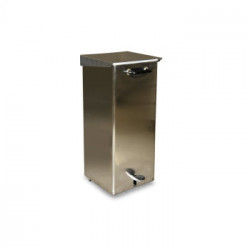 PATTUMIERA PEDALE PROFESS.INOX LT54