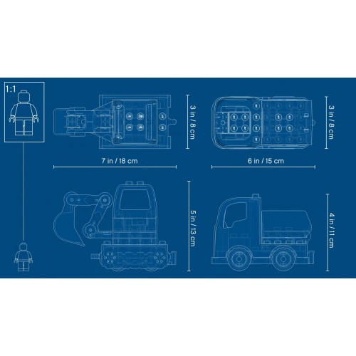 LEGO DUPLO Camion e scavatrice cingolata - 10931