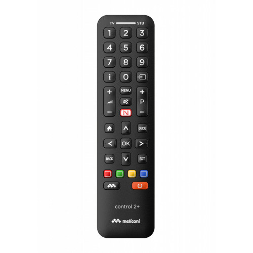 Meliconi Control 2+ telecomando IR Wireless TV,...