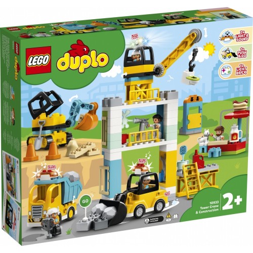 LEGO DUPLO Cantiere edile con gru a torre - 10933