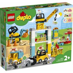 LEGO DUPLO Cantiere edile con gru a torre - 10933