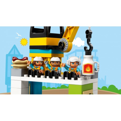 LEGO DUPLO Cantiere edile con gru a torre - 10933