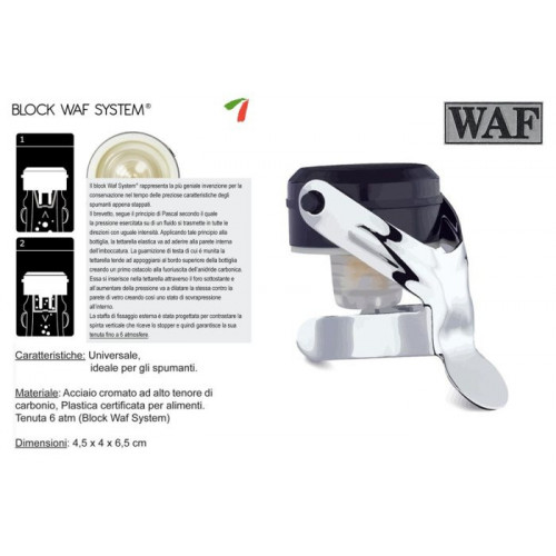 TAPPO CHAMPAGNE WAF C/ALETTA 19/20