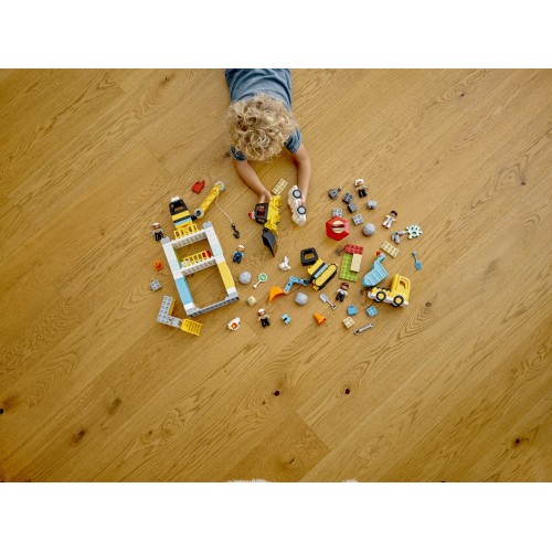 LEGO DUPLO Cantiere edile con gru a torre - 10933