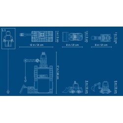 LEGO DUPLO Cantiere edile con gru a torre - 10933