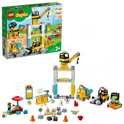 LEGO DUPLO Cantiere edile con gru a torre - 10933