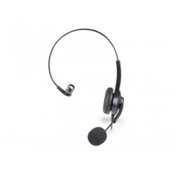 Hamlet HHEADM-CJM cuffia e auricolare Cablato A Padiglione Ufficio USB tipo-C Nero