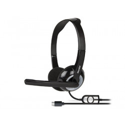 Hamlet HHEADMUS-C cuffia e auricolare Cablato A Padiglione Musica e Chiamate USB tipo-C Nero