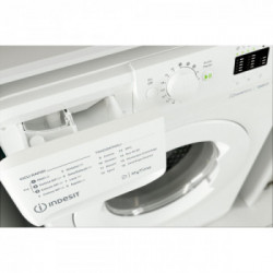 Indesit MTWA 81285 W IT - Lavatrice a Carica Frontale, 8 Kg, 1200 Giri, Classe B