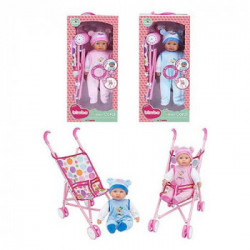 Playset Globo 40668 Bimbo Bambolotto con passeggino