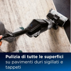 Bissell CrossWave X7 Cordless Pet - Lavapavimenti 3-in-1, Progettato per Case con Animali Domestici